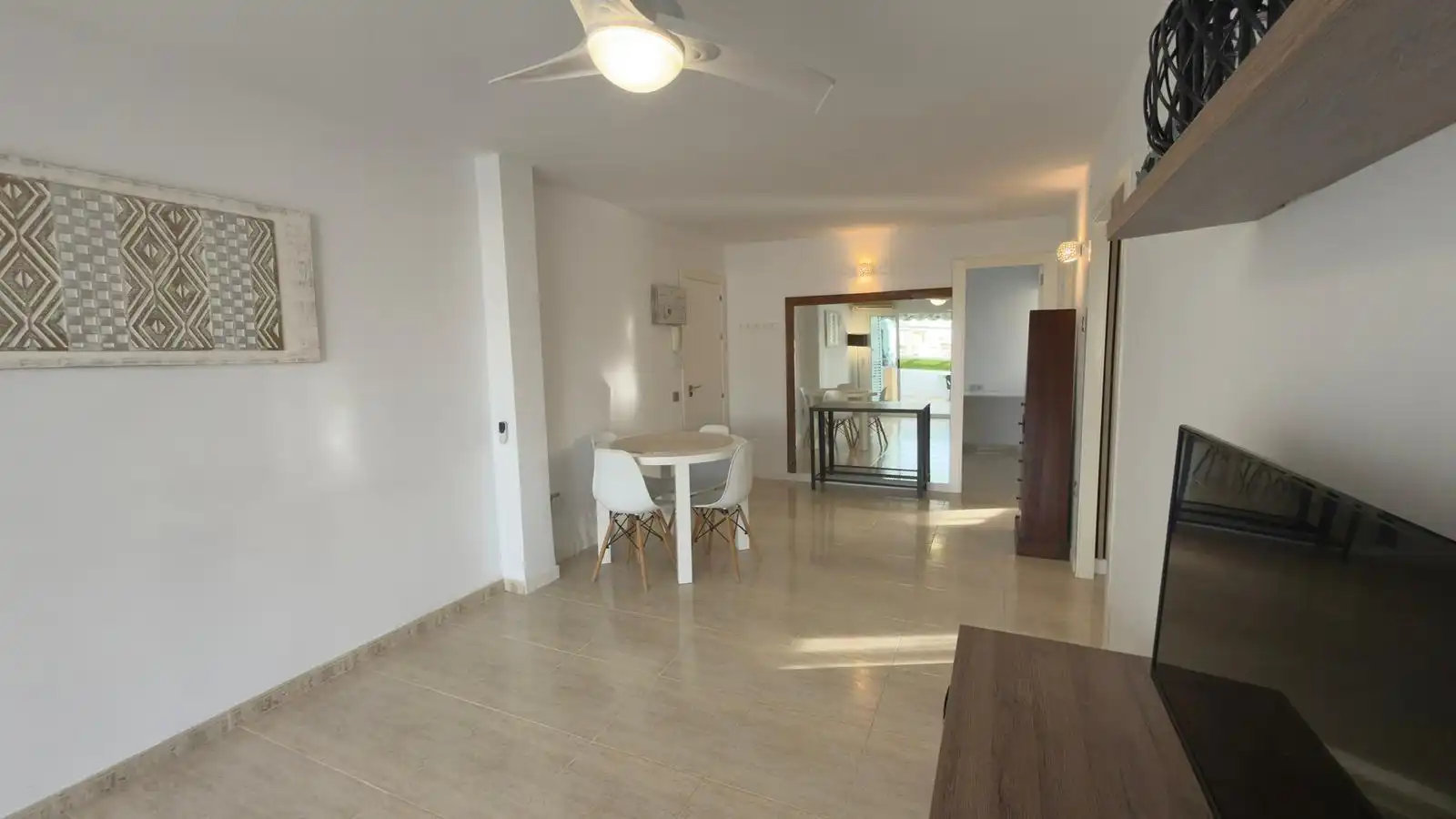 Esszimmer von Wohnung zum Verkauf in Alicante / Alacant mit Klimaanlage, Heizung und Privatgarten