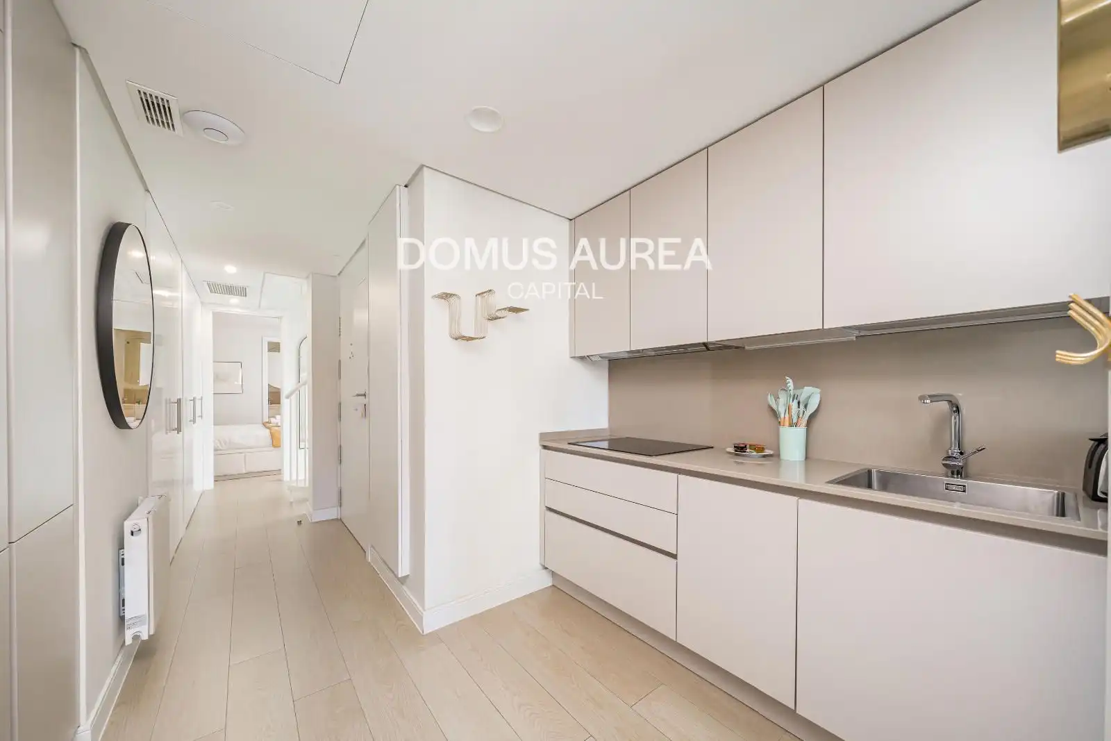 Küche von Maisonette zur Miete in Madrid mit Klimaanlage, Heizung und Terrasse
