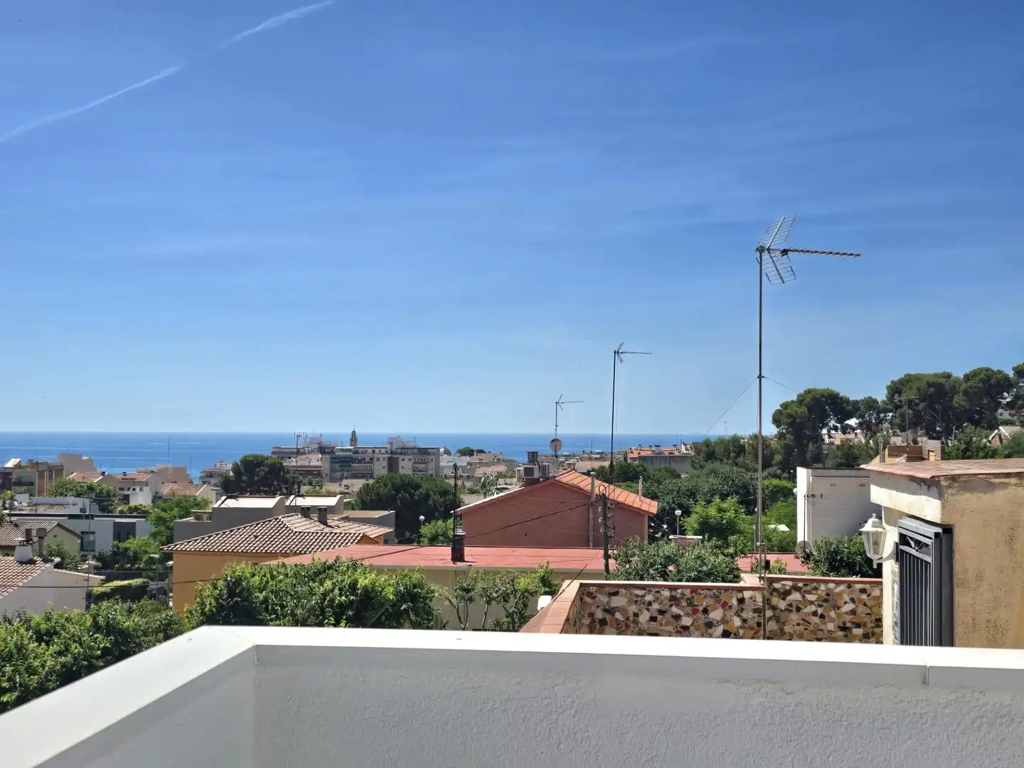 Exterior view of Houses for sale in El Masnou  with Heating, Parquet flooring and Terrace