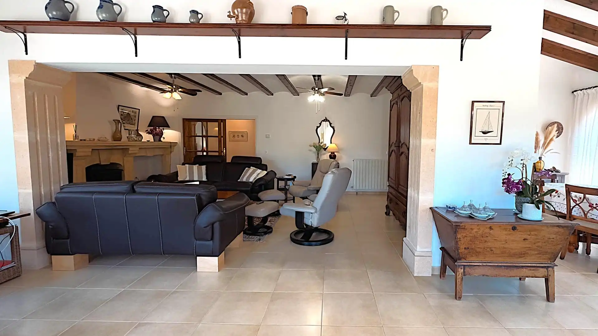 Living room of Houses for sale in Jávea / Xàbia  with Air Conditioner, Heating and Private garden