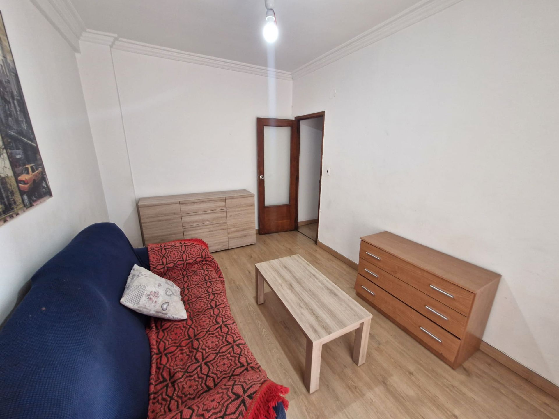 Bedroom of Flat for sale in Ourense Capital   with Heating, Parquet flooring and Furnished