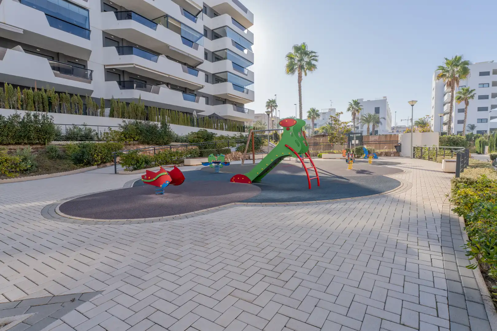 Terraza de Apartamento en venta en Elche / Elx con Calefacción, Terraza y Piscina