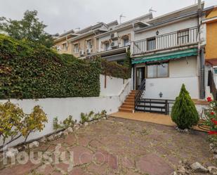 Exterior view of Single-family semi-detached for sale in  Madrid Capital  with Terrace