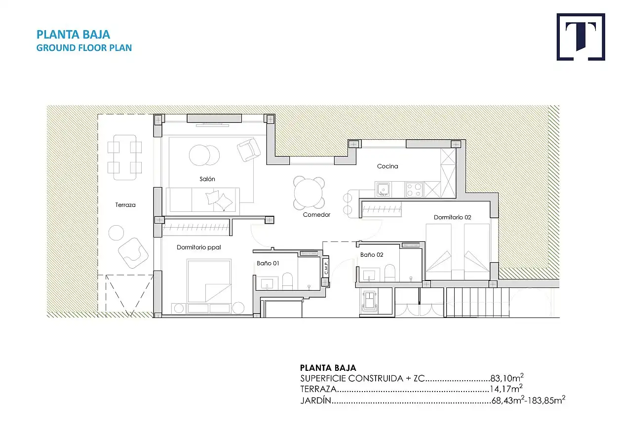 Appartement compact avec terrasse à vendre à Mar Menor Golf, imagen 22