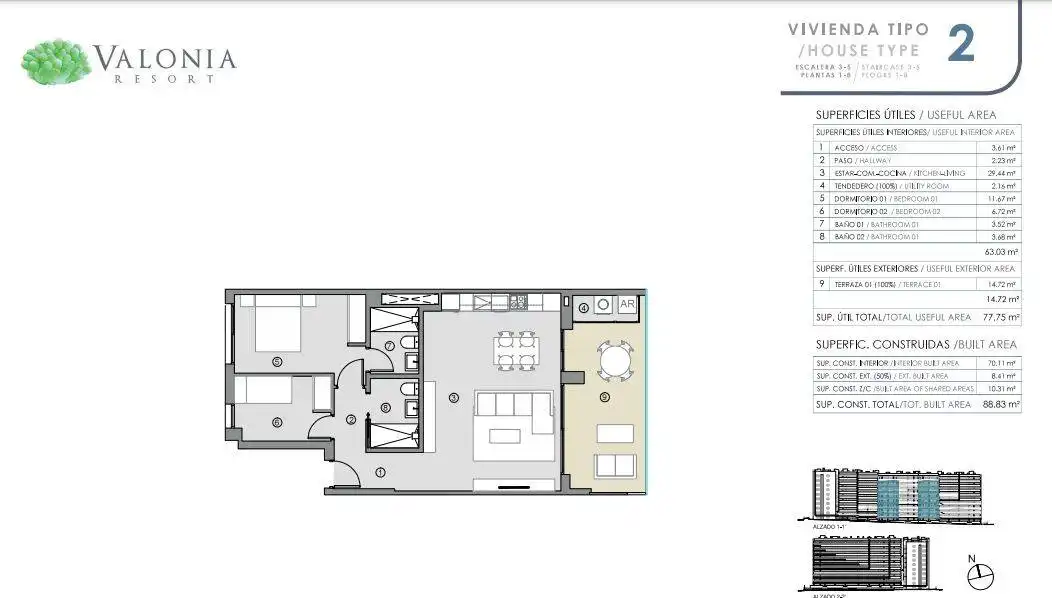 Apartament amb piscina en venda a Playa del Acequión, Náufragos y Rocío del Mar, imagen 21