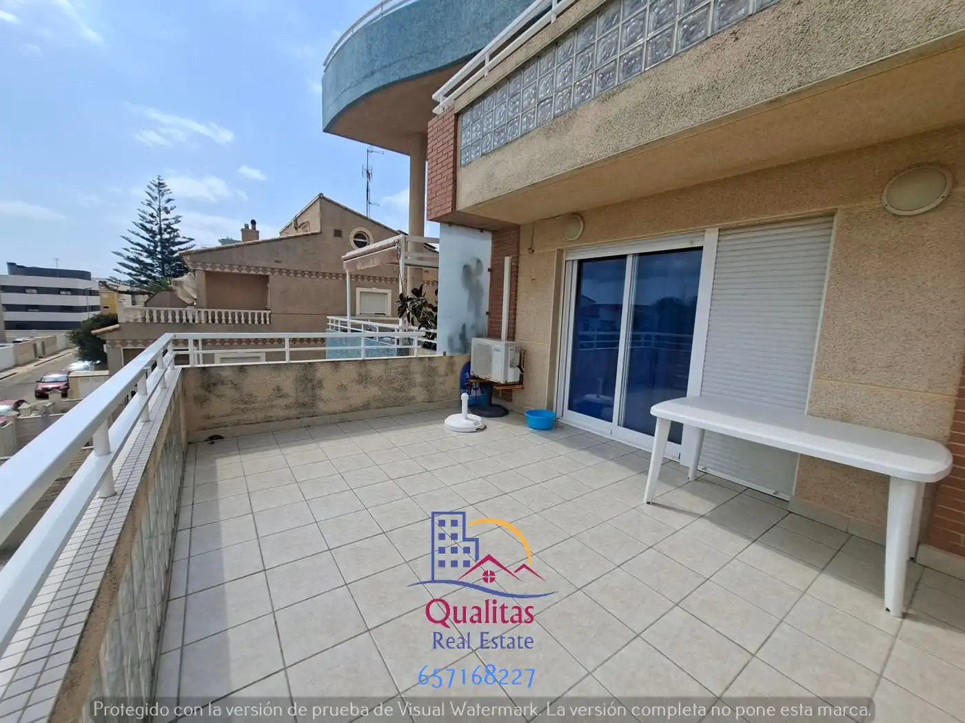 Terraza de Apartamento de alquiler en Oliva con Aire acondicionado, Calefacción y Terraza