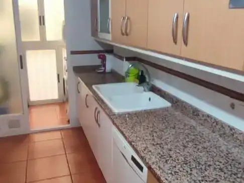Küche von Wohnung zur Miete in  Valencia Capital mit Klimaanlage