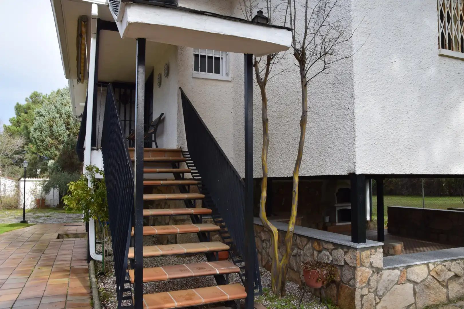 Vista exterior de Casa o chalet en venta en Moralzarzal con Calefacción, Jardín privado y Terraza