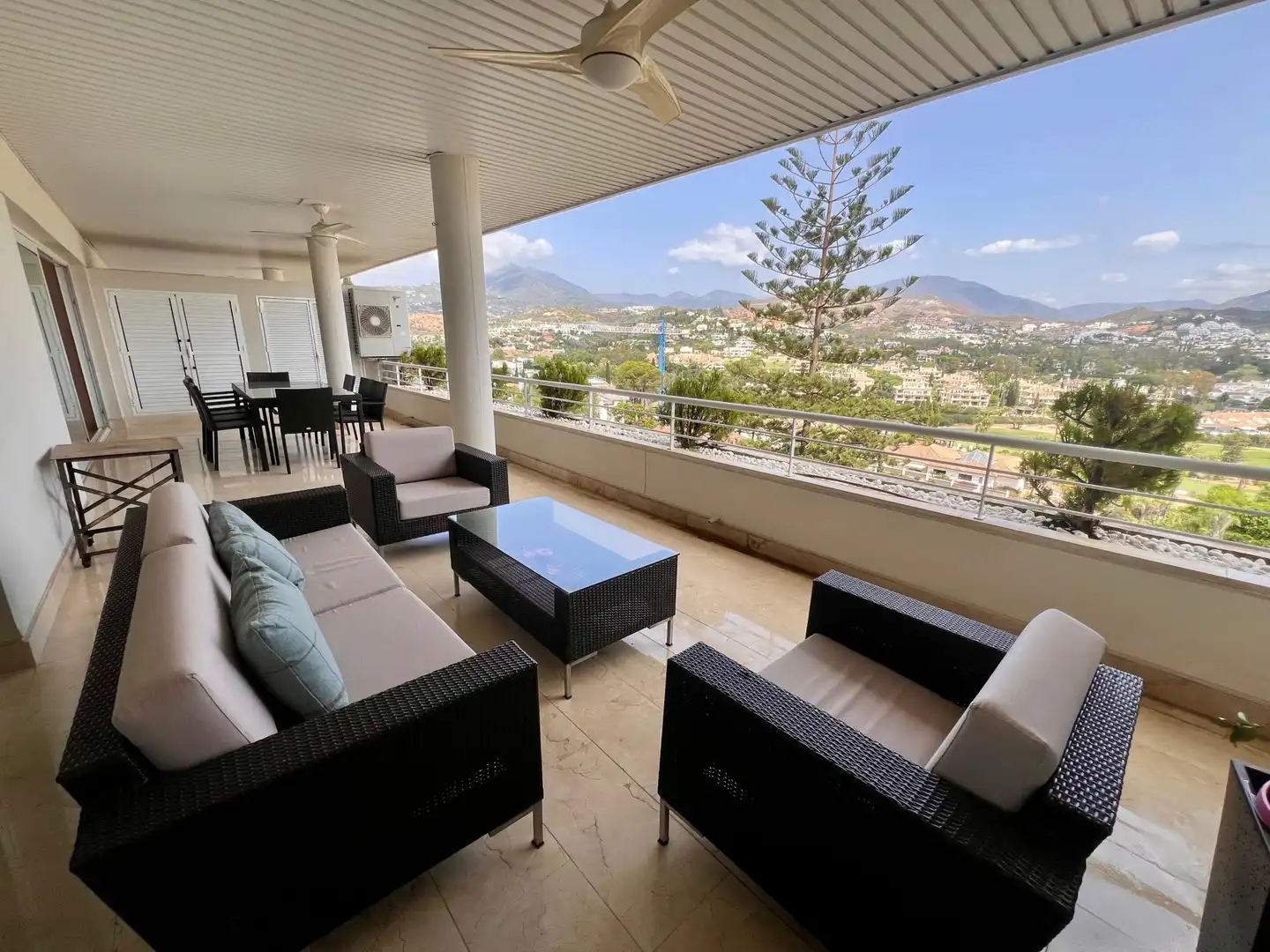 Terrace of Apartments for rent in Marbella  with Air Conditioner, Heating and Terrace