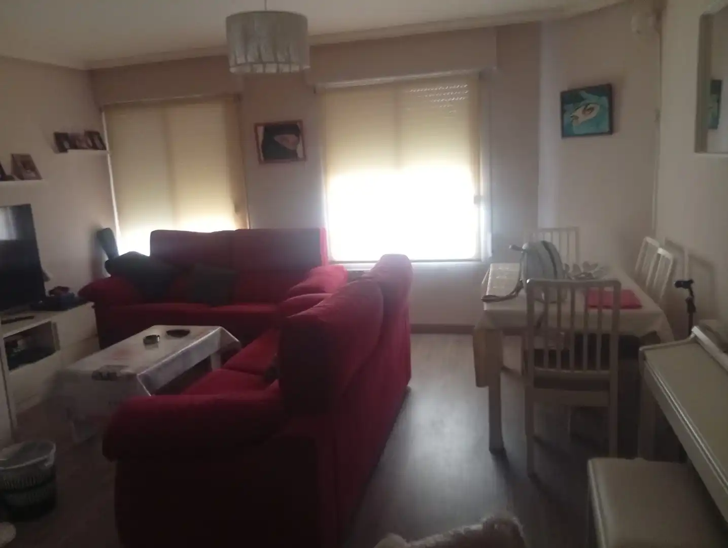Living room of Flat for sale in Cabezón de Pisuerga  with Heating, Parquet flooring and Furnished