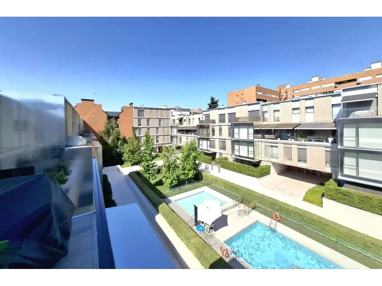 Terraza de Piso de alquiler en Madrid con Aire acondicionado, Calefacción y Parquet