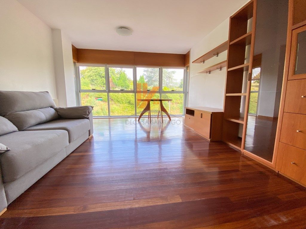 Living room of Flat for sale in Santiago de Compostela   with Oven