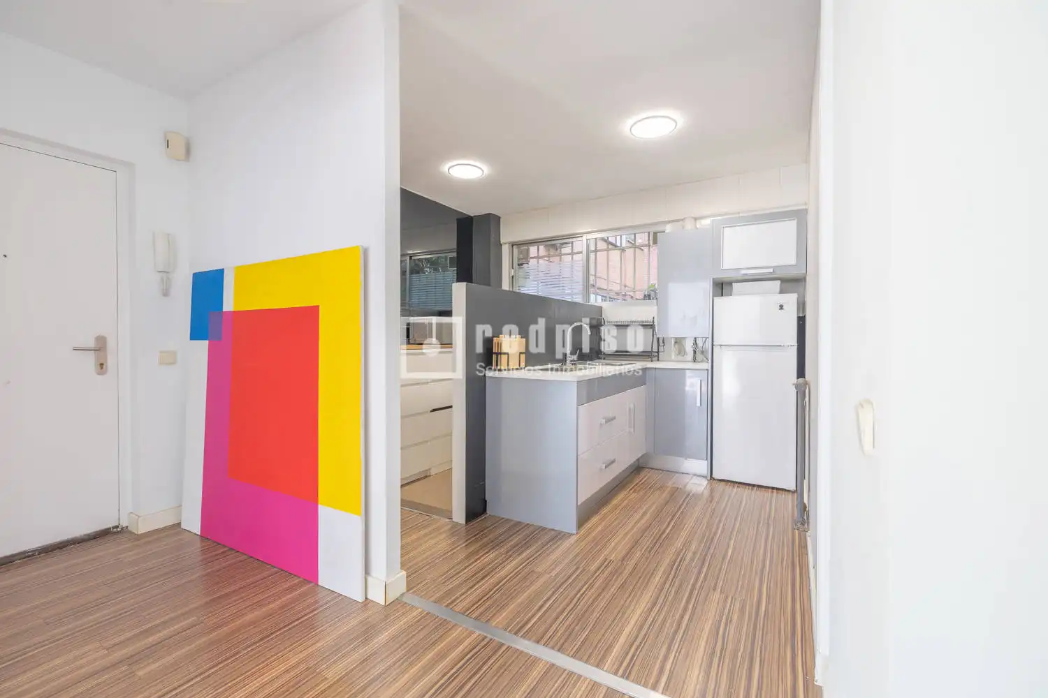 Küche von Wohnung zum Verkauf in Madrid mit Heizung, Privatgarten und Abstellraum