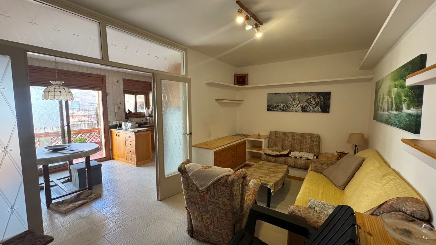 Living room of Flat to rent in Terrassa  with Terrace and Storage room