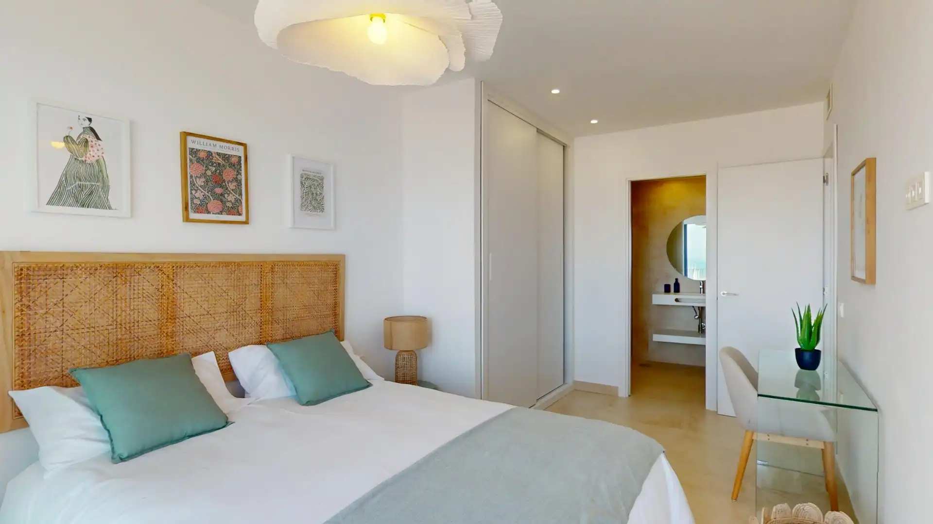 Schlafzimmer von Dachboden zum Verkauf in Águilas mit Klimaanlage, Terrasse und Abstellraum