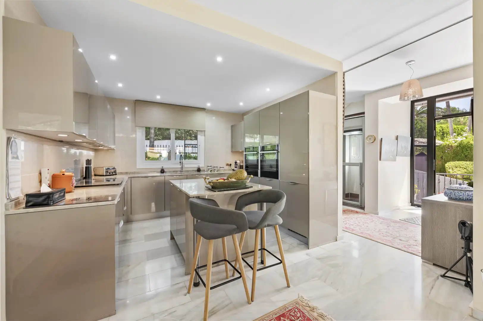 Cocina de Casa o chalet en venta en Mijas con Aire acondicionado, Jardín privado y Terraza