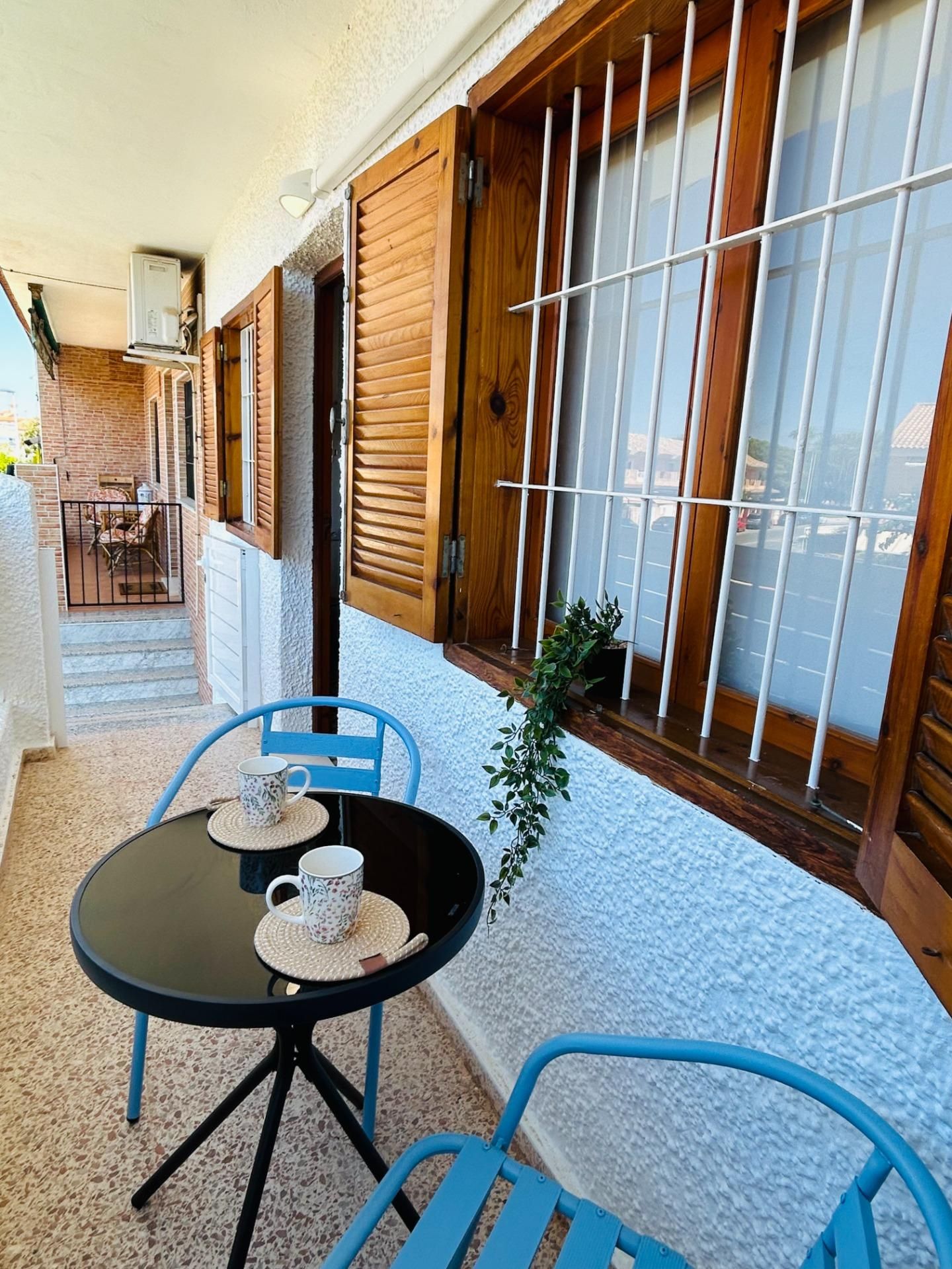 Terrassa de Casa o xalet en venda en San Pedro del Pinatar amb Aire condicionat, Jardí privat i Balcó