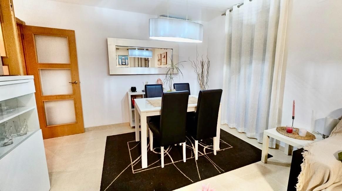 Dining room of Flat for rent in Castellón de la Plana / Castelló de la Plana  with Terrace and Furnished