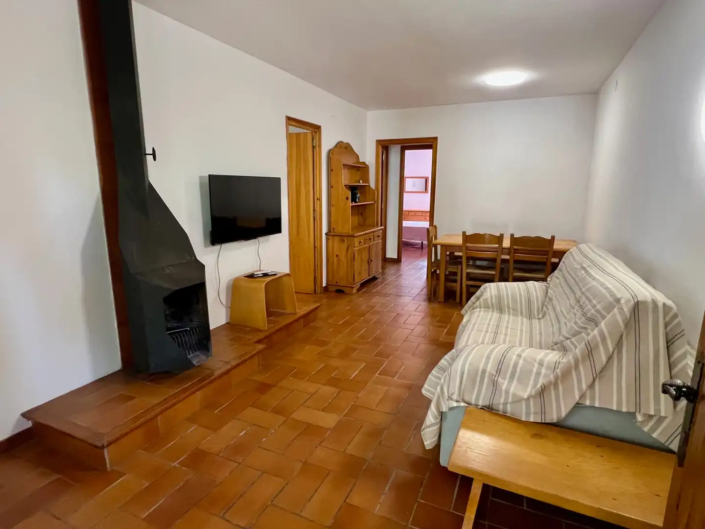 Sala d'estar de Casa adosada de lloguer en Palafrugell amb Terrassa i Moblat