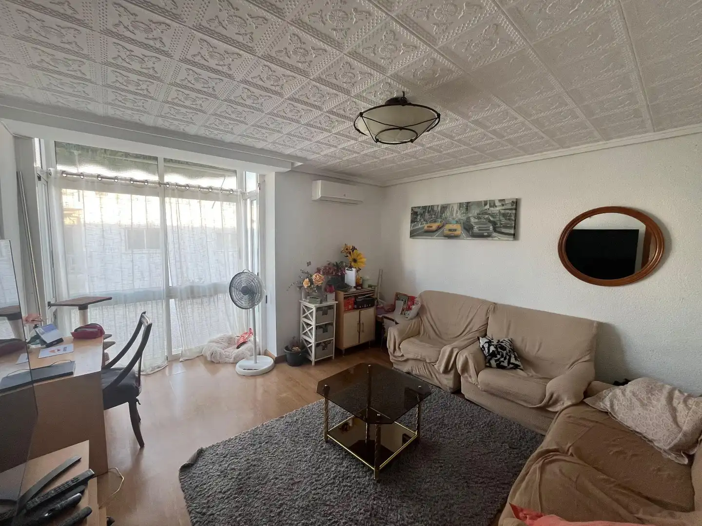Sala de estar de Piso en venta en Benetússer con Aire acondicionado, Calefacción y Terraza