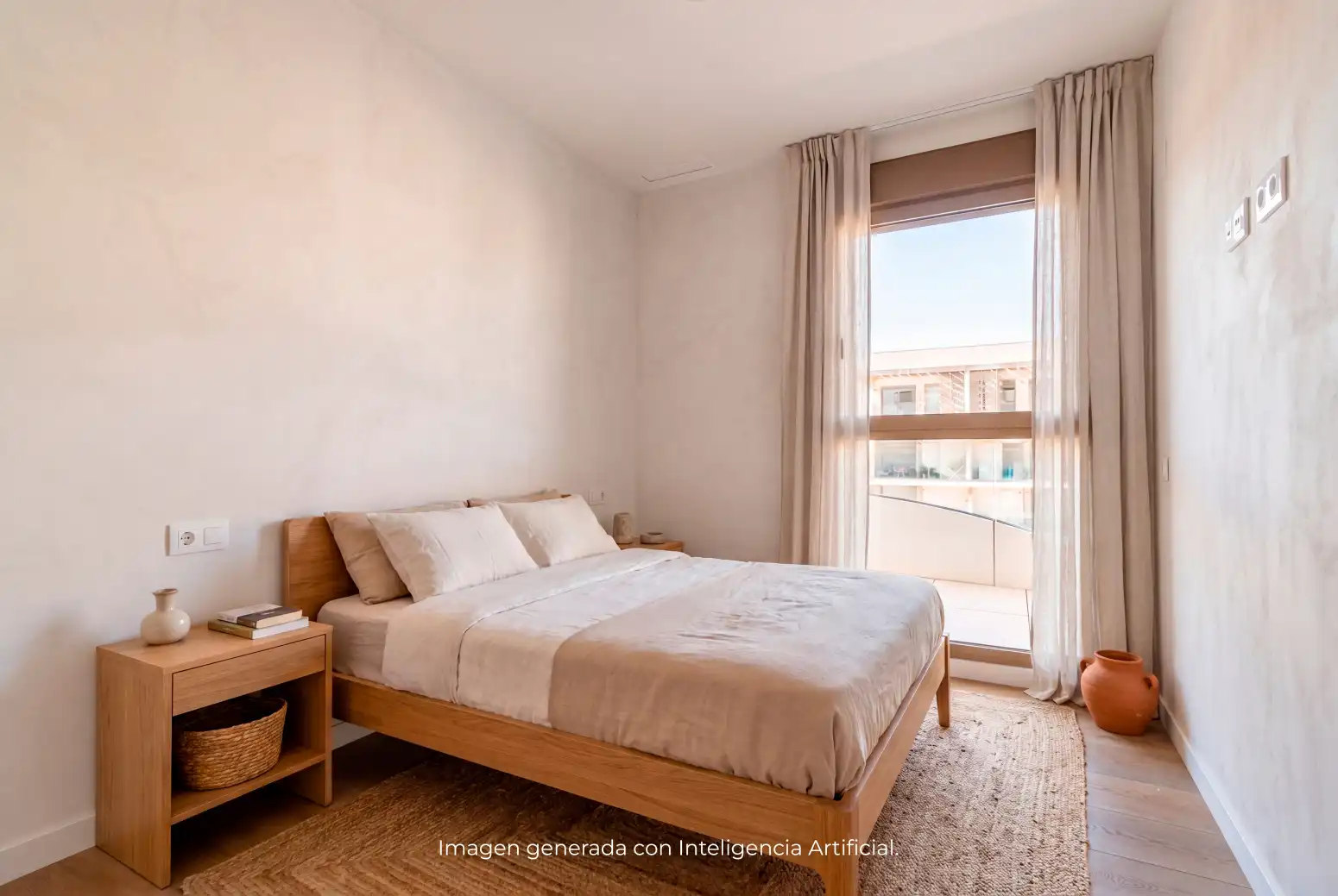 Bedroom of Flat for rent in El Puig de Santa Maria  with Air Conditioner, Heating and Private garden