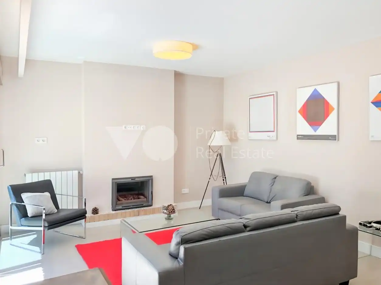 Sala de estar de Casa o chalet de alquiler en Majadahonda con Calefacción, Jardín privado y Terraza
