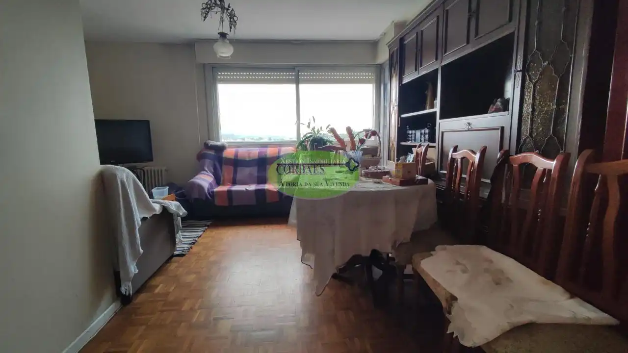 Wohnzimmer von Wohnung zum Verkauf in O Carballiño   mit Heizung, Parkett und Abstellraum