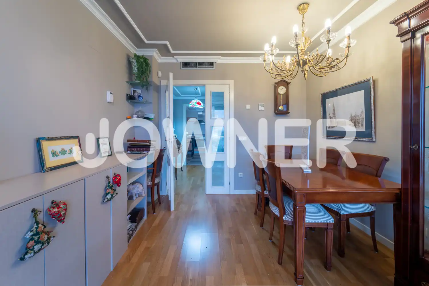 Dining room of Flat for rent in Madrid  with Air Conditioner, Heating and Terrace