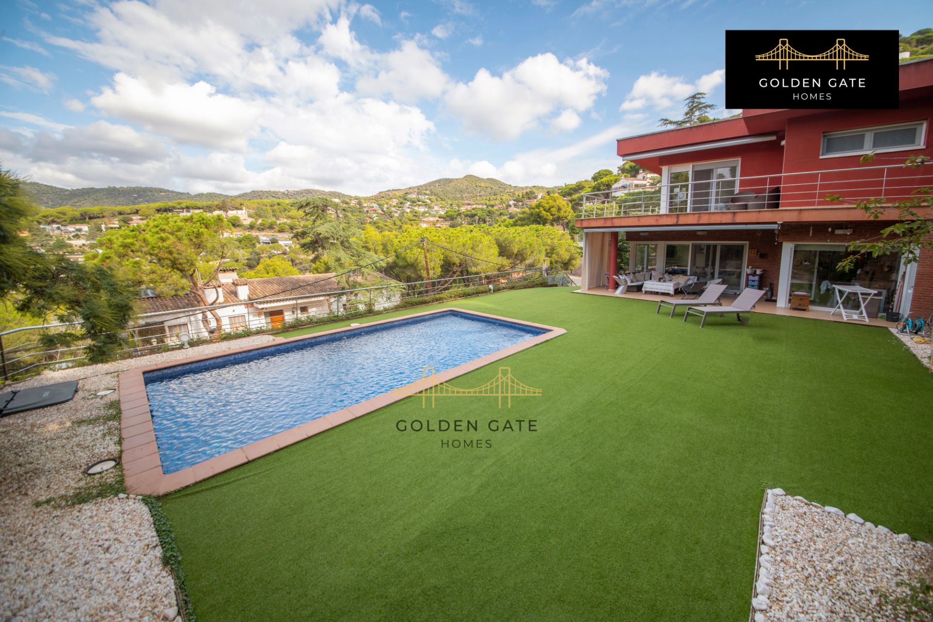 Jardí de Casa o xalet en venda en Cabrils amb Aire condicionat, Calefacció i Jardí privat