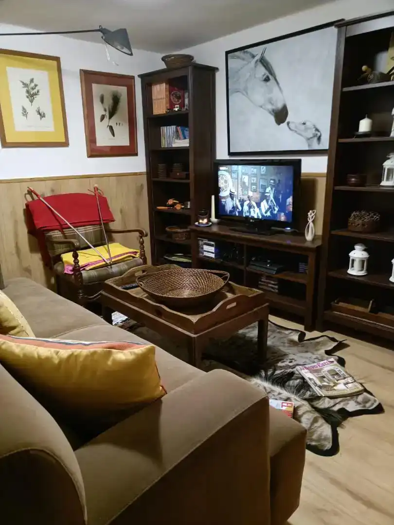 Sala d'estar de Planta baixa en venda en Madrigal de las Altas Torres amb Parquet i Moblat