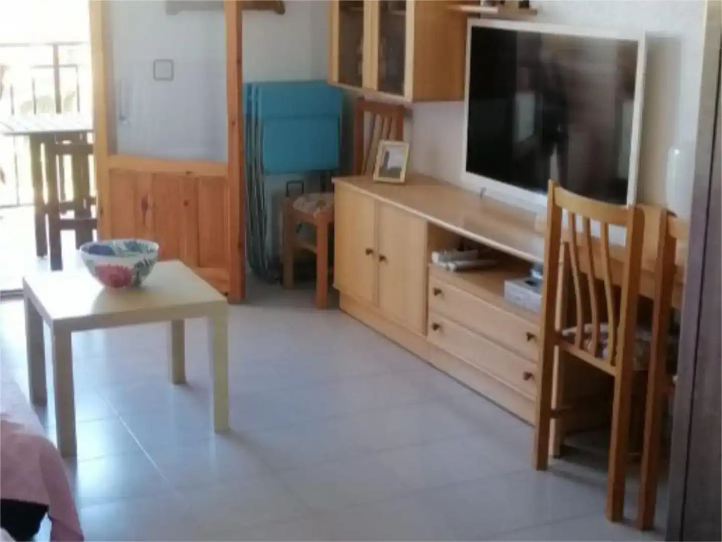 Living room of Flat for rent in Mazarrón  with Air Conditioner, Storage room and Furnished