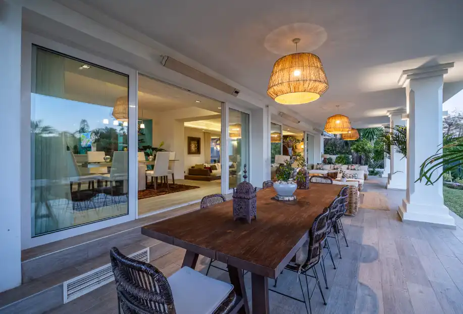 Terrassa de Casa o xalet de lloguer en Marbella amb Aire condicionat, Jardí privat i Terrassa
