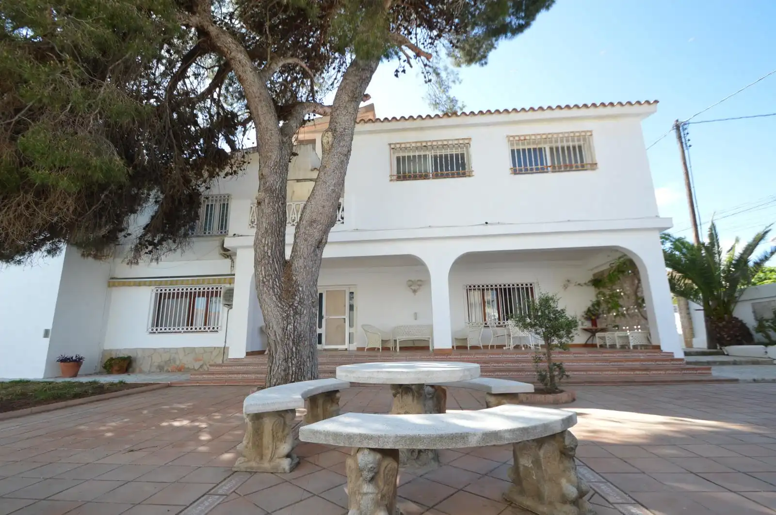 Vista exterior de Casa o xalet en venda en Vinaròs amb Calefacció, Jardí privat i Terrassa