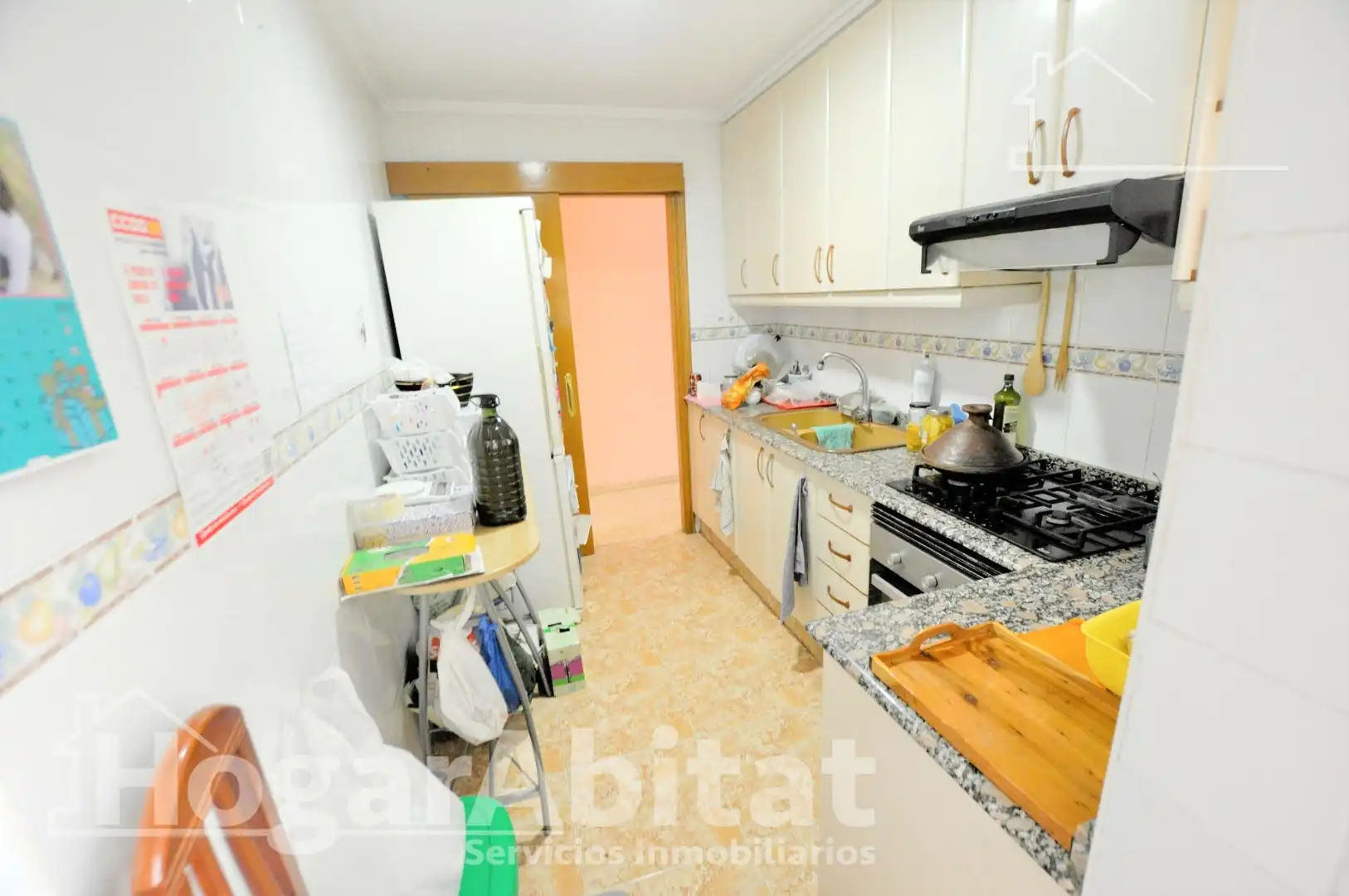 Kitchen of Flat for sale in Burjassot  with Air Conditioner, Heating and Terrace