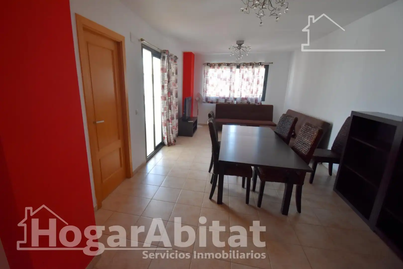 Sala d'estar de Àtic en venda en Oropesa del Mar / Orpesa amb Aire condicionat, Terrassa i Moblat