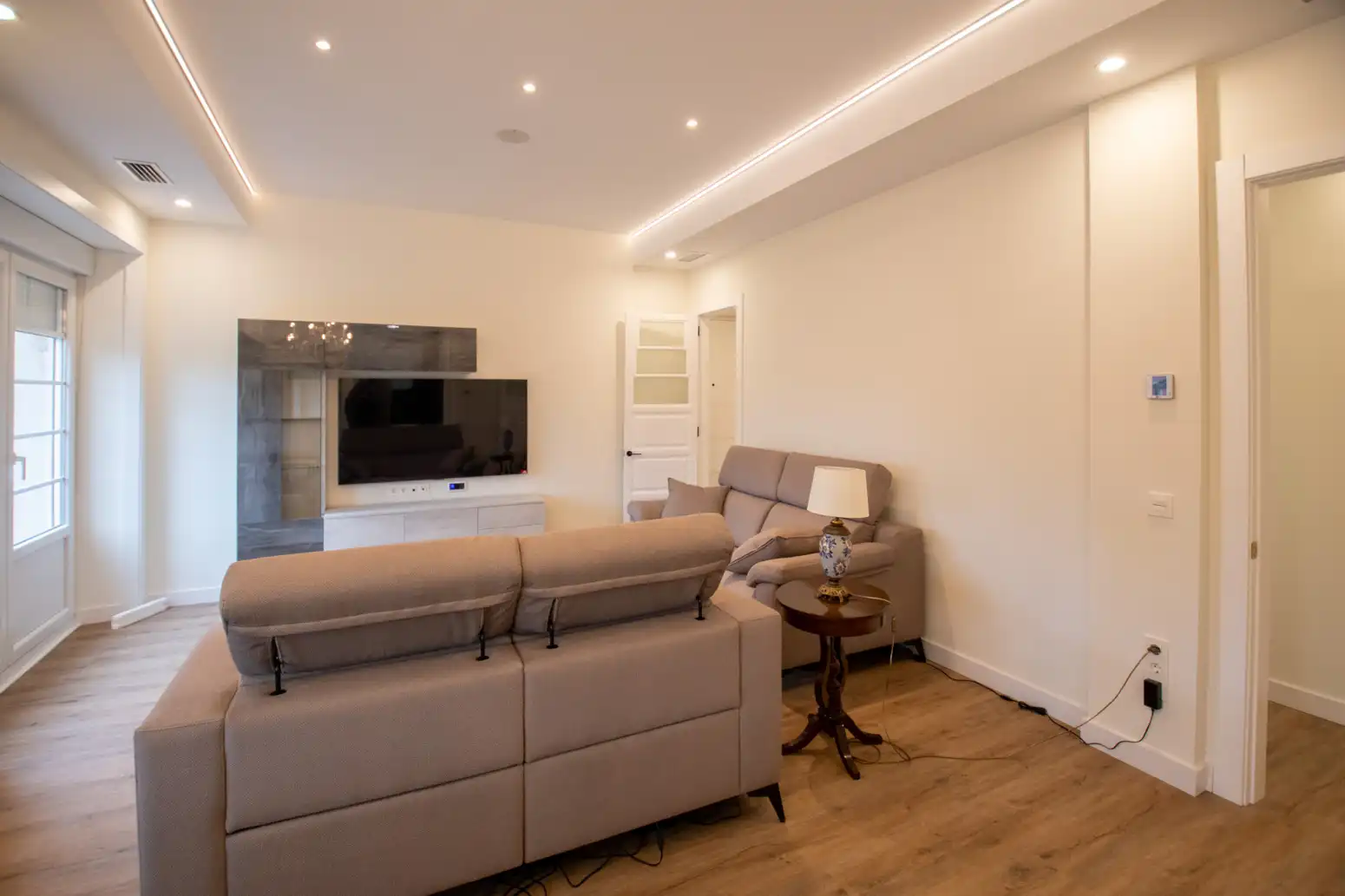 Sala de estar de Piso en venta en Villaviciosa con Calefacción, Terraza y Domótica