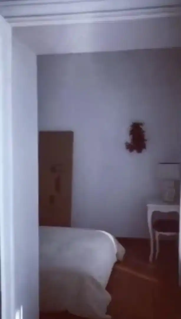 Schlafzimmer von Wohnung zur Miete in  Madrid Capital mit Balkon