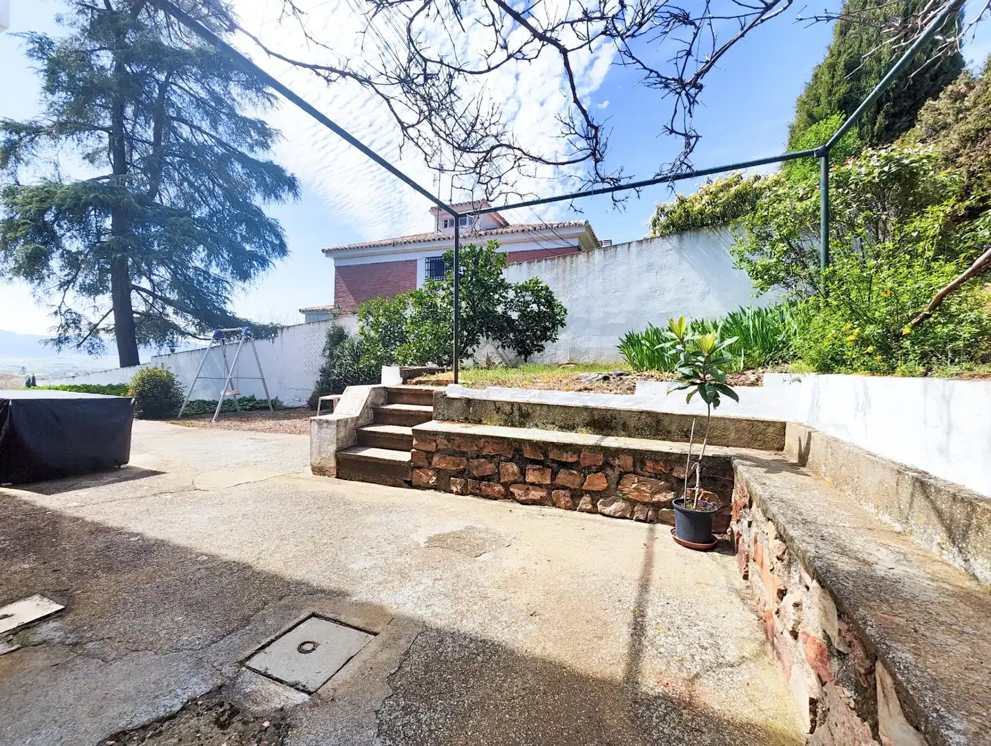 Garden of Houses for sale in Puertollano  with Air Conditioner, Heating and Private garden
