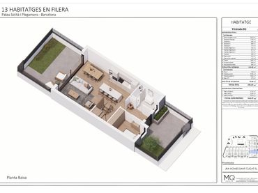 Neubau-Reihenhaus mit Balkon zum Verkauf in Avinguda del Camí Reial 188