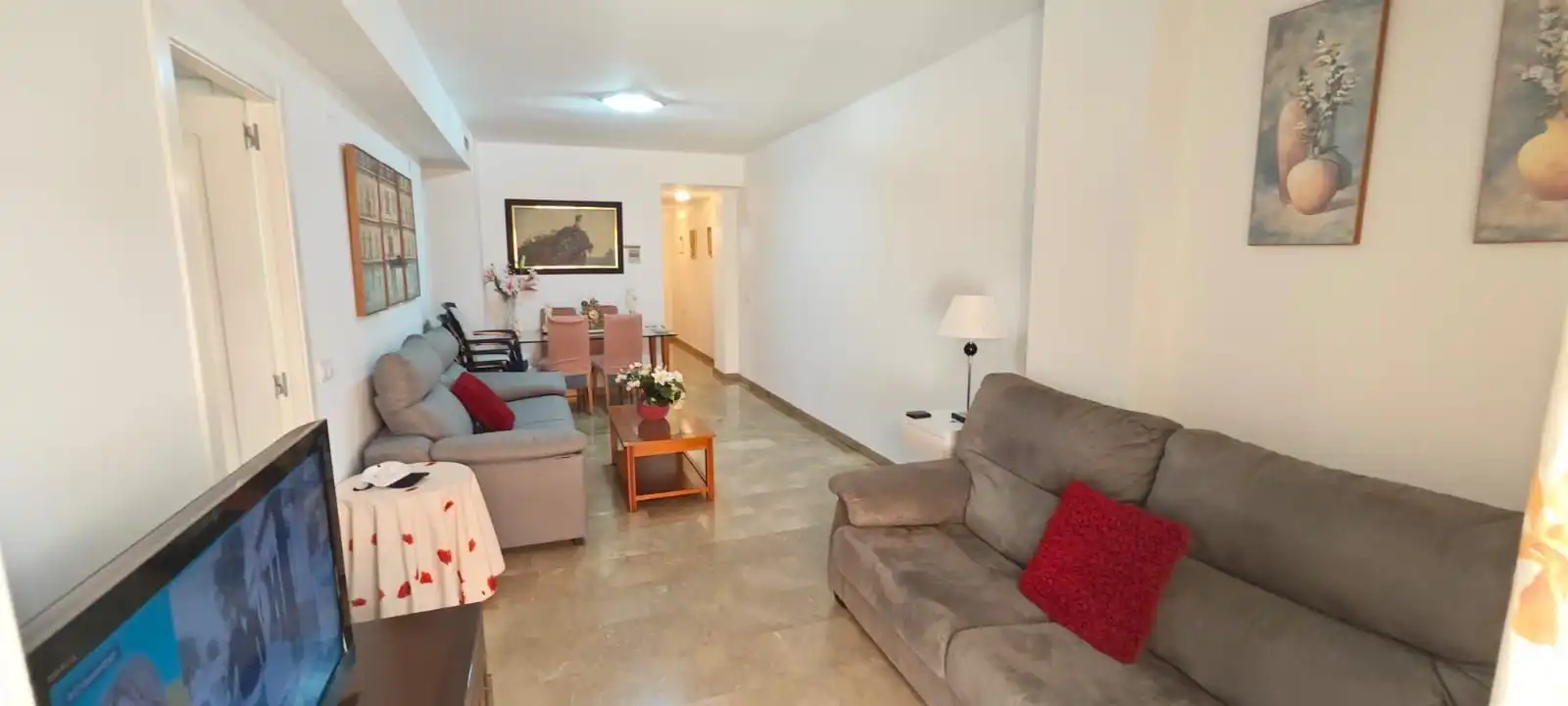 Wohnzimmer von Wohnungen zum Verkauf in Dénia mit Klimaanlage, Heizung und Terrasse
