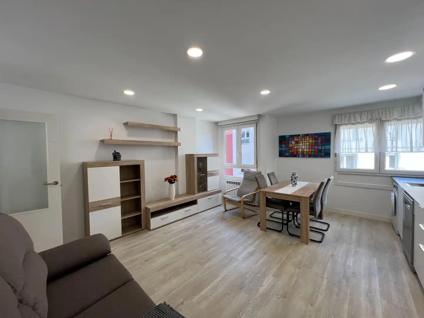 Living room of Flat for rent in Santander  with Heating and Furnished