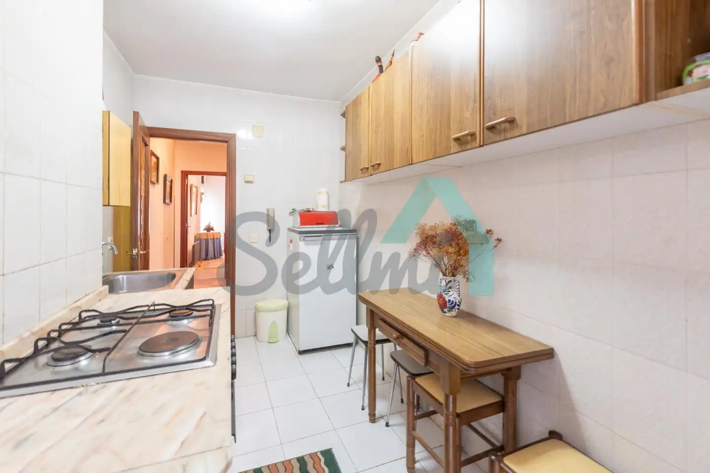 Kitchen of Flat for sale in Belmonte de Miranda  with Heating and Terrace