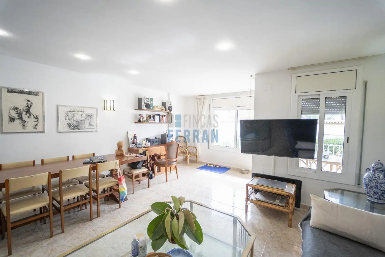 Sala d'estar de Apartament en venda en El Vendrell amb Aire condicionat, Terrassa i Traster