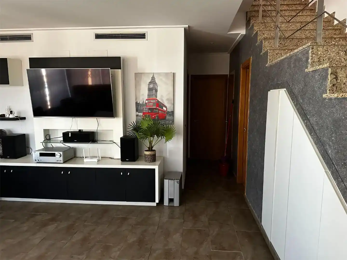 Sala de estar de Casa o chalet en venta en Burriana / Borriana con Aire acondicionado y Piscina