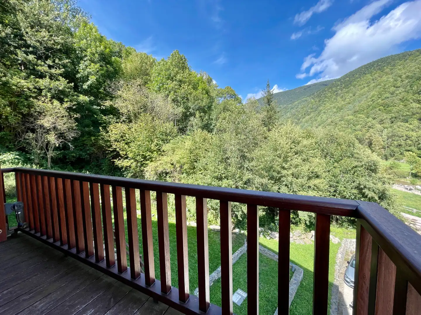 Balcony of Duplexes for sale in Setcases  with Heating, Parquet flooring and Furnished