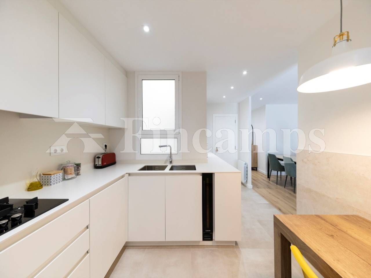 Kitchen of Flat for sale in Sabadell  with Heating, Parquet flooring and Balcony
