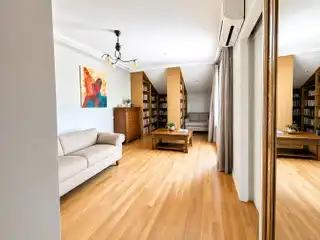 Sala de estar de Casa o chalet en venta en Rivas-Vaciamadrid con Aire acondicionado, Calefacción y Jardín privado