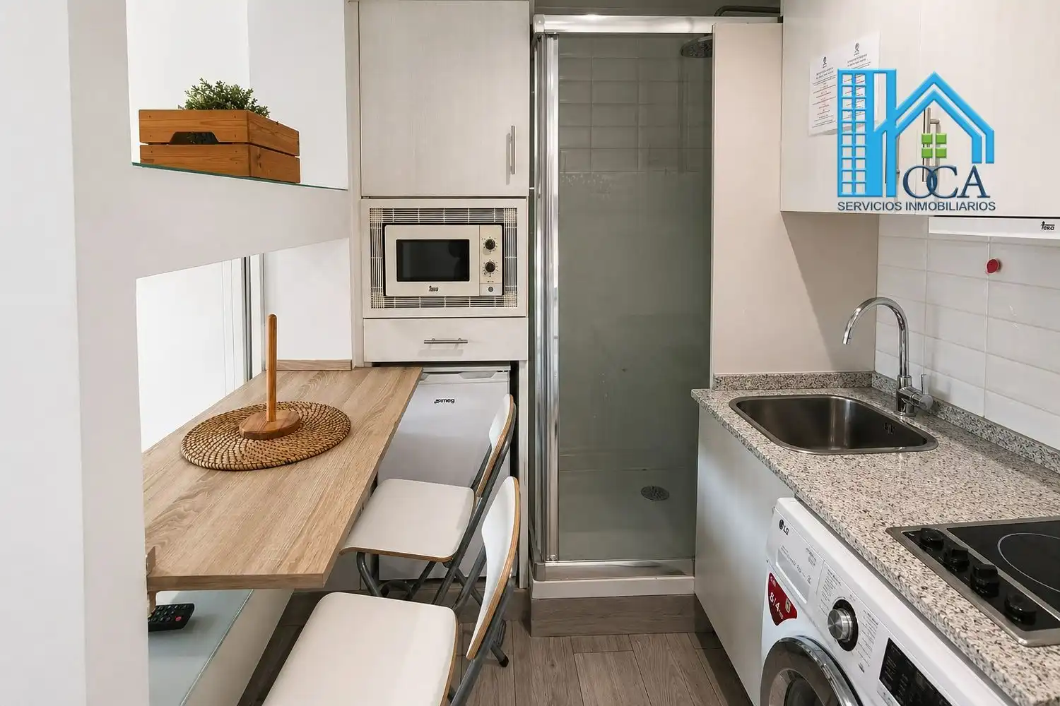 Küche von Wohnung zum Verkauf in Madrid mit Klimaanlage und Möbliert