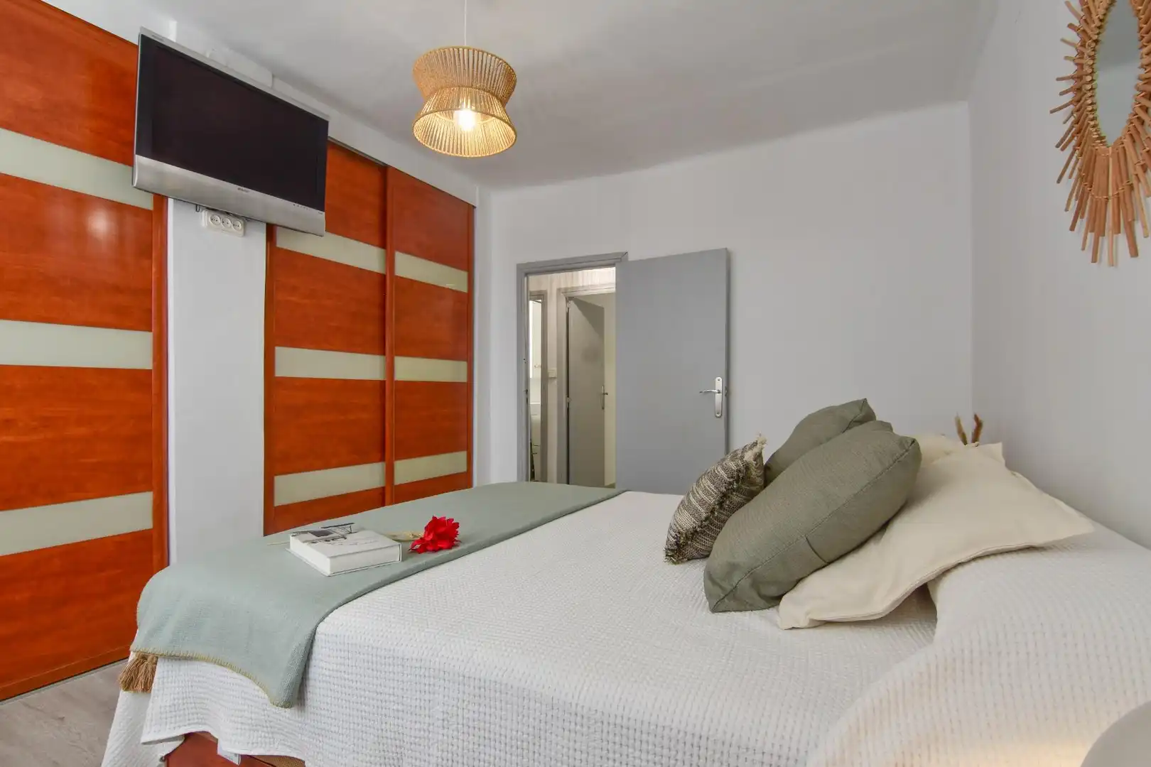 Schlafzimmer von Wohnung zum Verkauf in Alboraya mit Klimaanlage, Abstellraum und Balkon