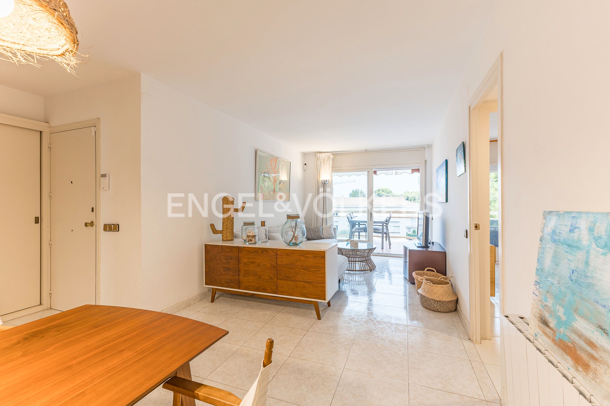 Sala d'estar de Apartament en venda en Sitges amb Calefacció, Traster i Balcó